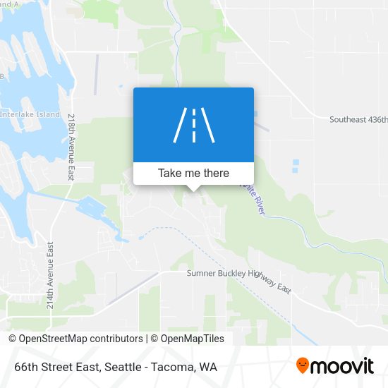 Mapa de 66th Street East