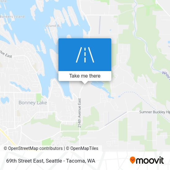 69th Street East map