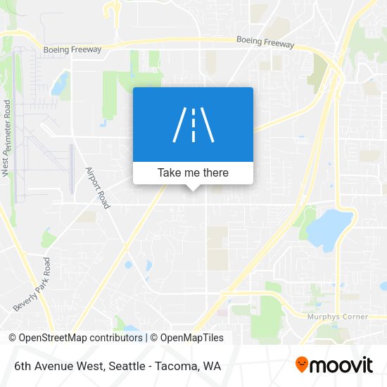Mapa de 6th Avenue West