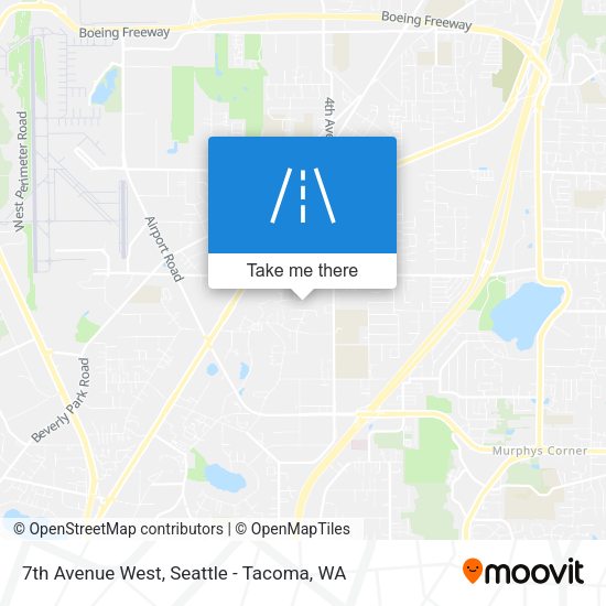 7th Avenue West map