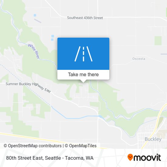 Mapa de 80th Street East