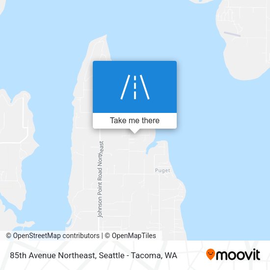 85th Avenue Northeast map