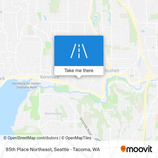 Mapa de 85th Place Northeast