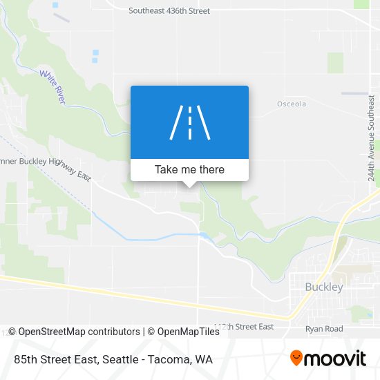 85th Street East map