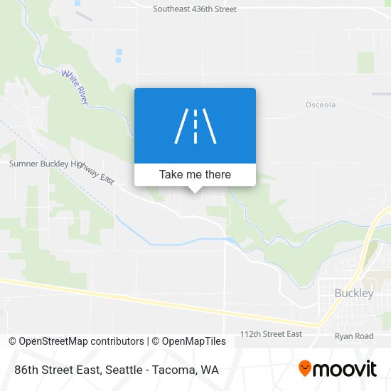 Mapa de 86th Street East