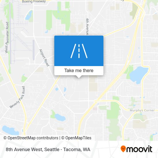8th Avenue West map