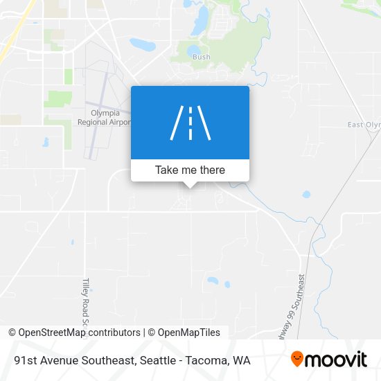Mapa de 91st Avenue Southeast