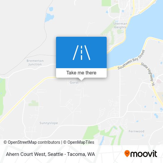 Ahern Court West map