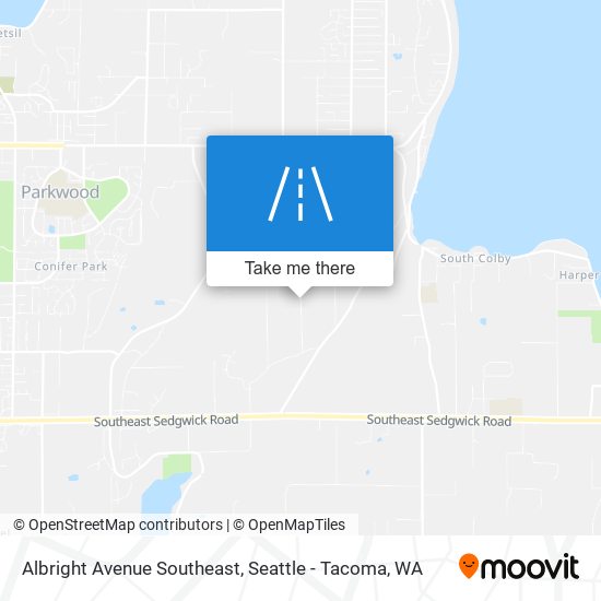 Mapa de Albright Avenue Southeast