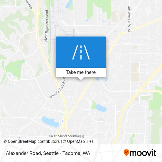 Mapa de Alexander Road