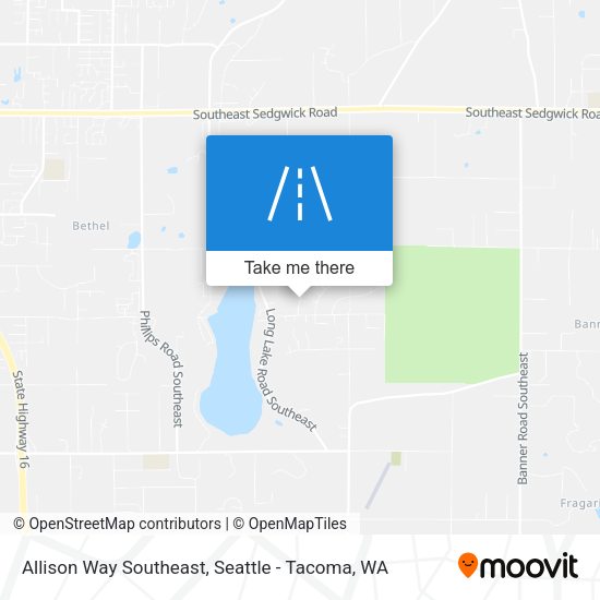 Allison Way Southeast map
