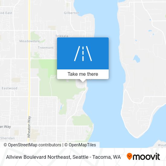 Mapa de Allview Boulevard Northeast