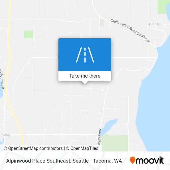 Alpinwood Place Southeast map
