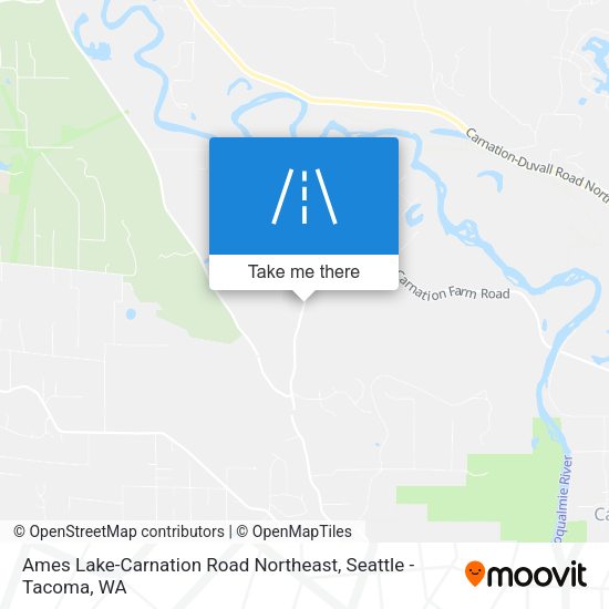 Mapa de Ames Lake-Carnation Road Northeast