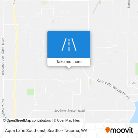 Aqua Lane Southeast map