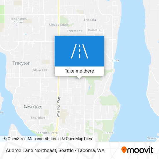 Mapa de Audree Lane Northeast