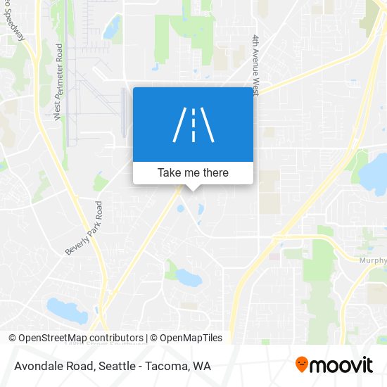 Avondale Road map