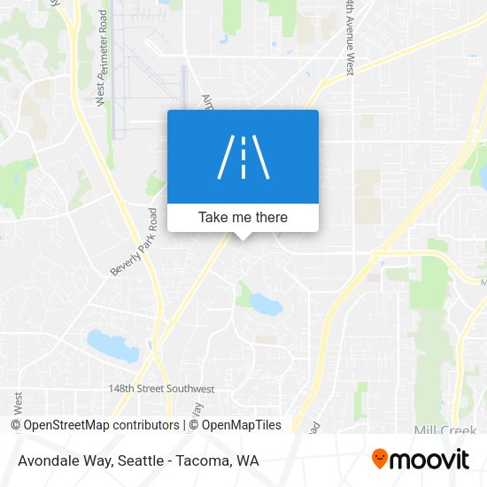 Avondale Way map