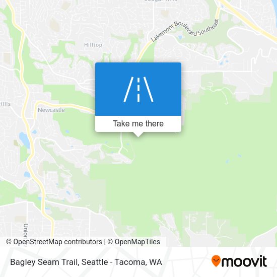 Mapa de Bagley Seam Trail
