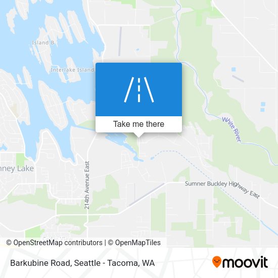 Mapa de Barkubine Road