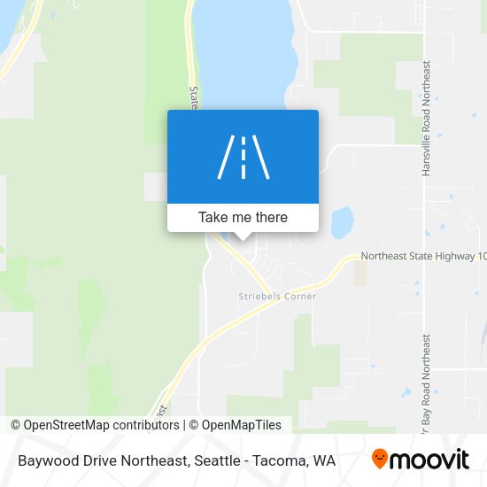 Mapa de Baywood Drive Northeast