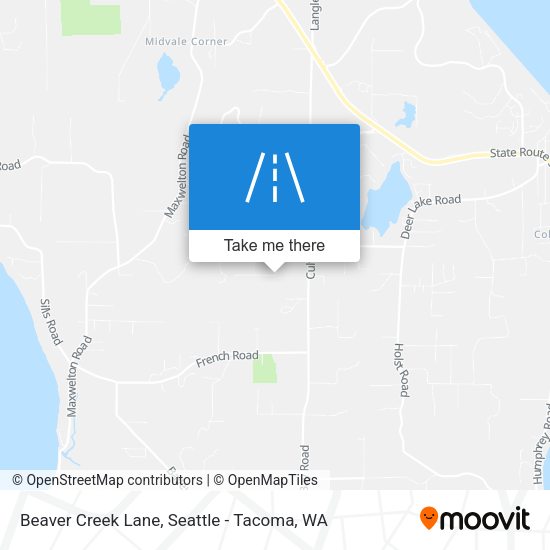 Mapa de Beaver Creek Lane