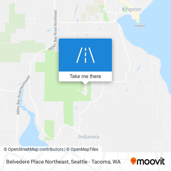 Belvedere Place Northeast map