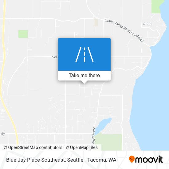 Blue Jay Place Southeast map