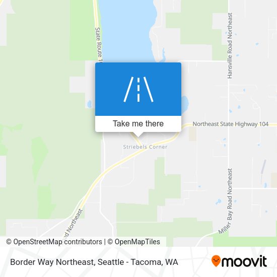 Mapa de Border Way Northeast