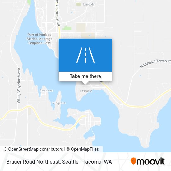 Brauer Road Northeast map