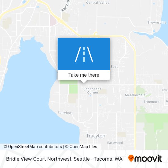 Mapa de Bridle View Court Northwest