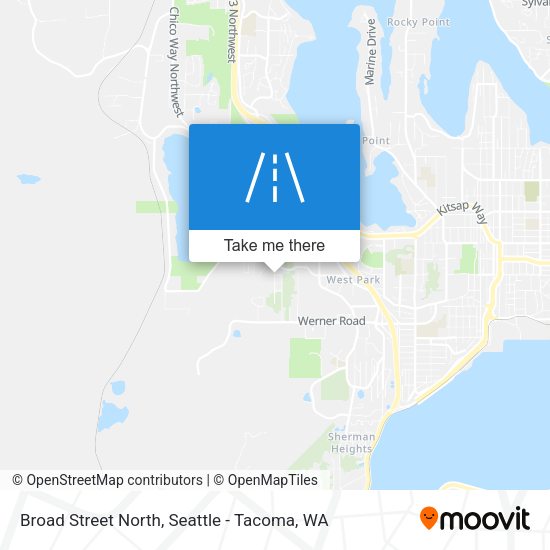 Broad Street North map