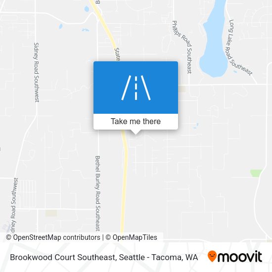 Brookwood Court Southeast map
