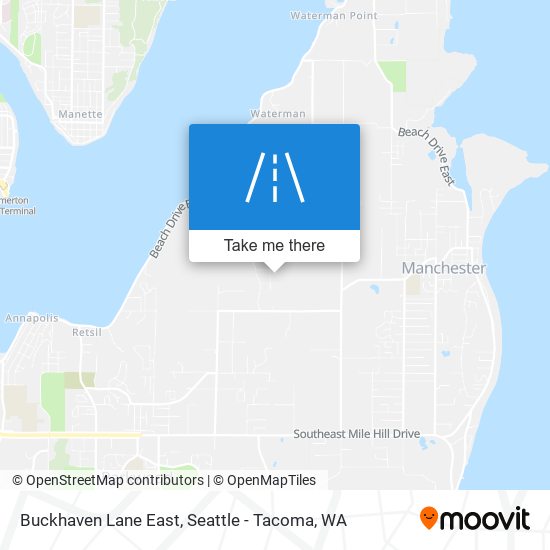 Mapa de Buckhaven Lane East