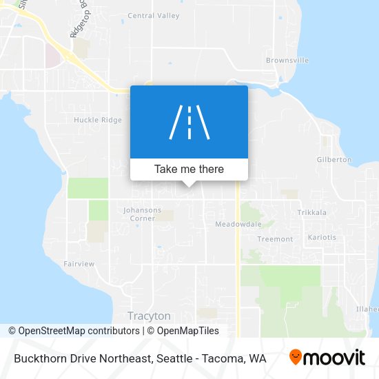 Buckthorn Drive Northeast map