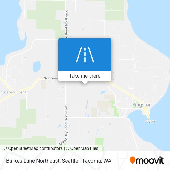 Mapa de Burkes Lane Northeast