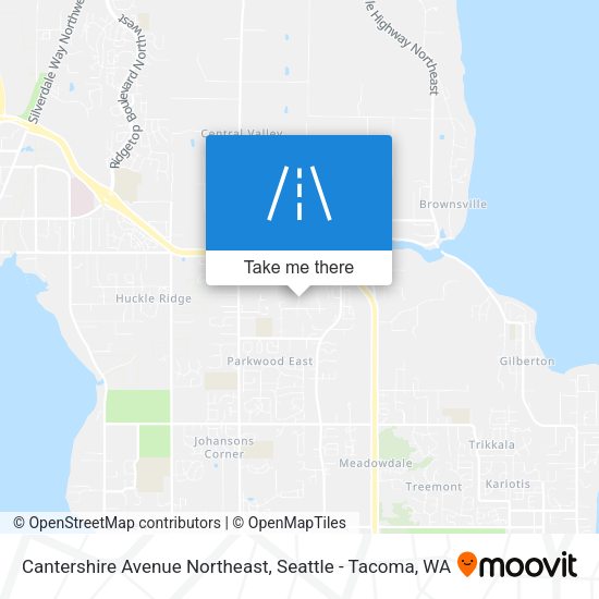 Cantershire Avenue Northeast map