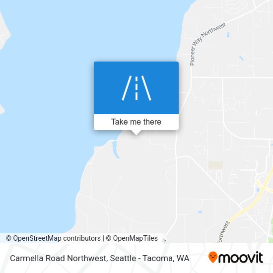 Mapa de Carmella Road Northwest