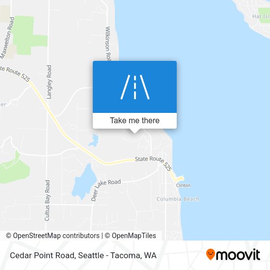 Cedar Point Road map