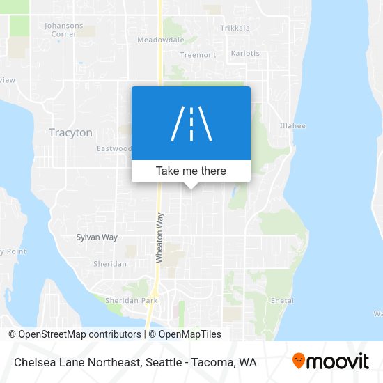Chelsea Lane Northeast map