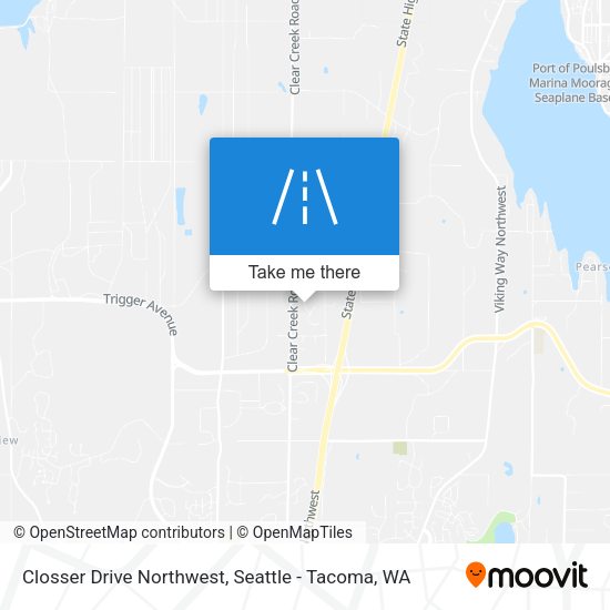 Mapa de Closser Drive Northwest