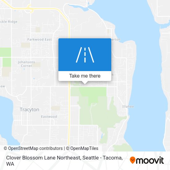 Mapa de Clover Blossom Lane Northeast