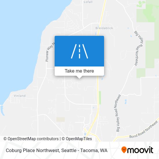 Coburg Place Northwest map