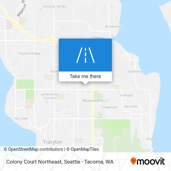 Colony Court Northeast map