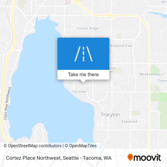 Cortez Place Northwest map