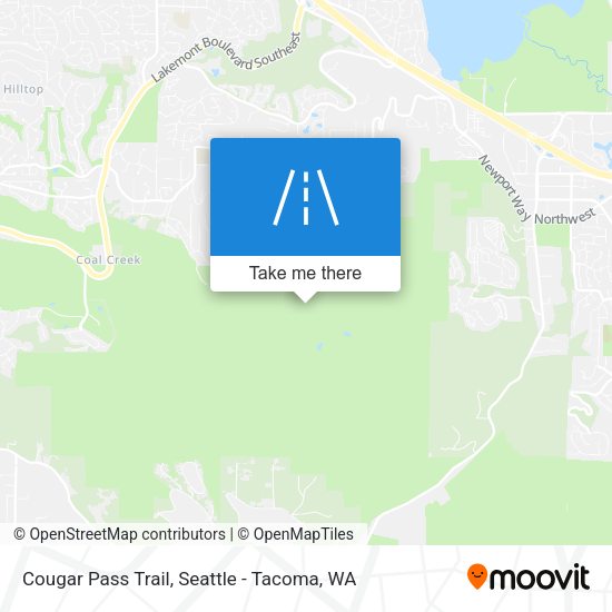 Cougar Pass Trail map