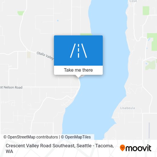 Crescent Valley Road Southeast map