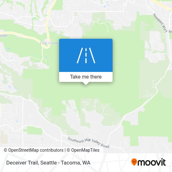 Deceiver Trail map