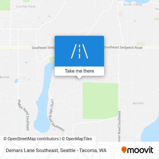 Mapa de Demars Lane Southeast