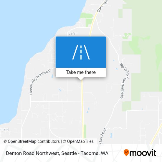 Mapa de Denton Road Northwest